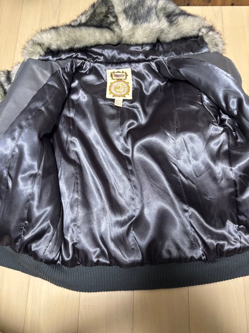 Ablanche グレーファージャケット　ユニセックス 90s 00s y2k