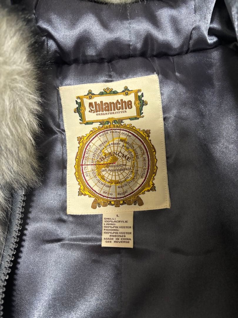 Ablanche グレーファージャケット　ユニセックス 90s 00s y2k