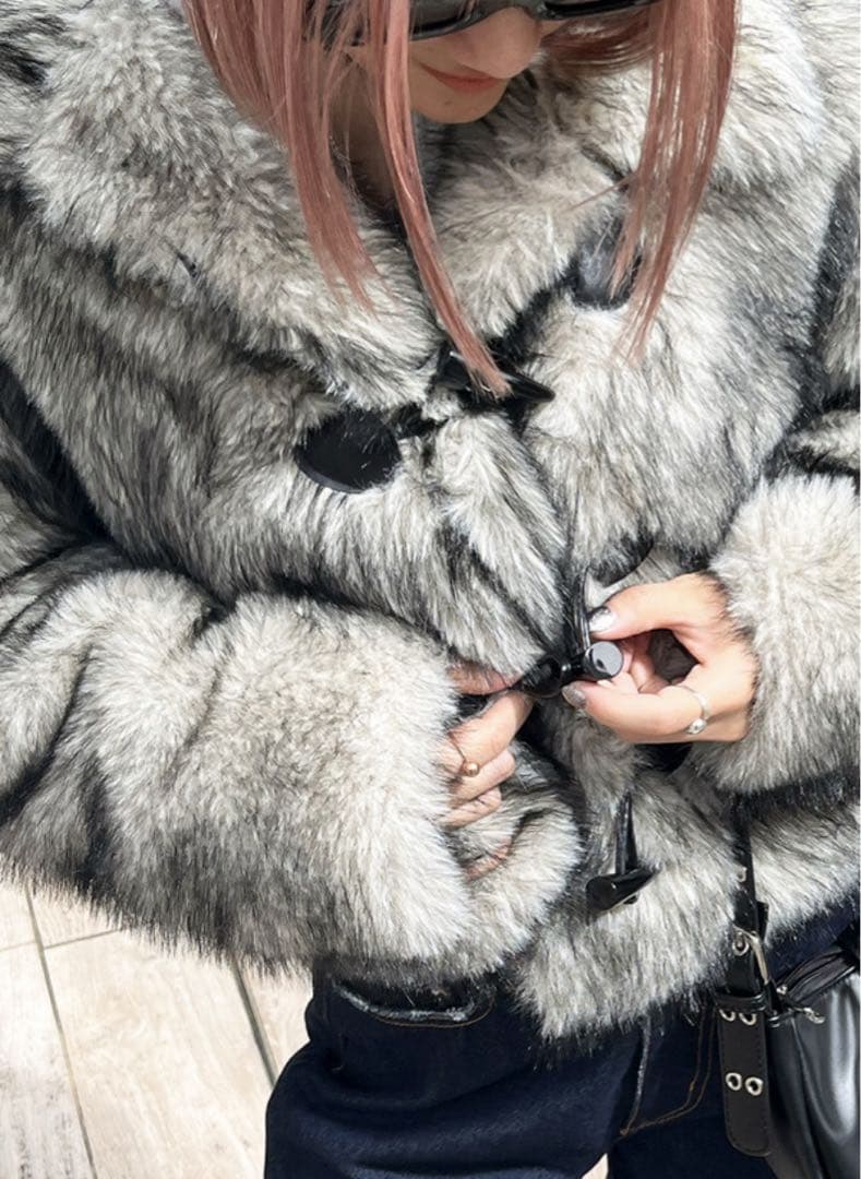 Ablanche グレーファージャケット　ユニセックス 90s 00s y2k