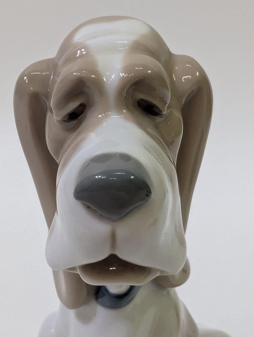 ひまわり リヤドロ LLADRO NAO ナオ『主人を待って』 置物 陶器