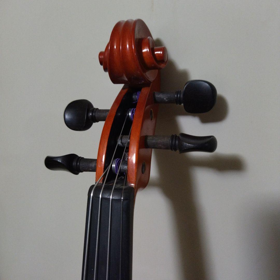 ♥大人用4/4♥ロマンツァバイオリン♥新品未使用品♥美品♥弓ケ―ス松脂調子笛付