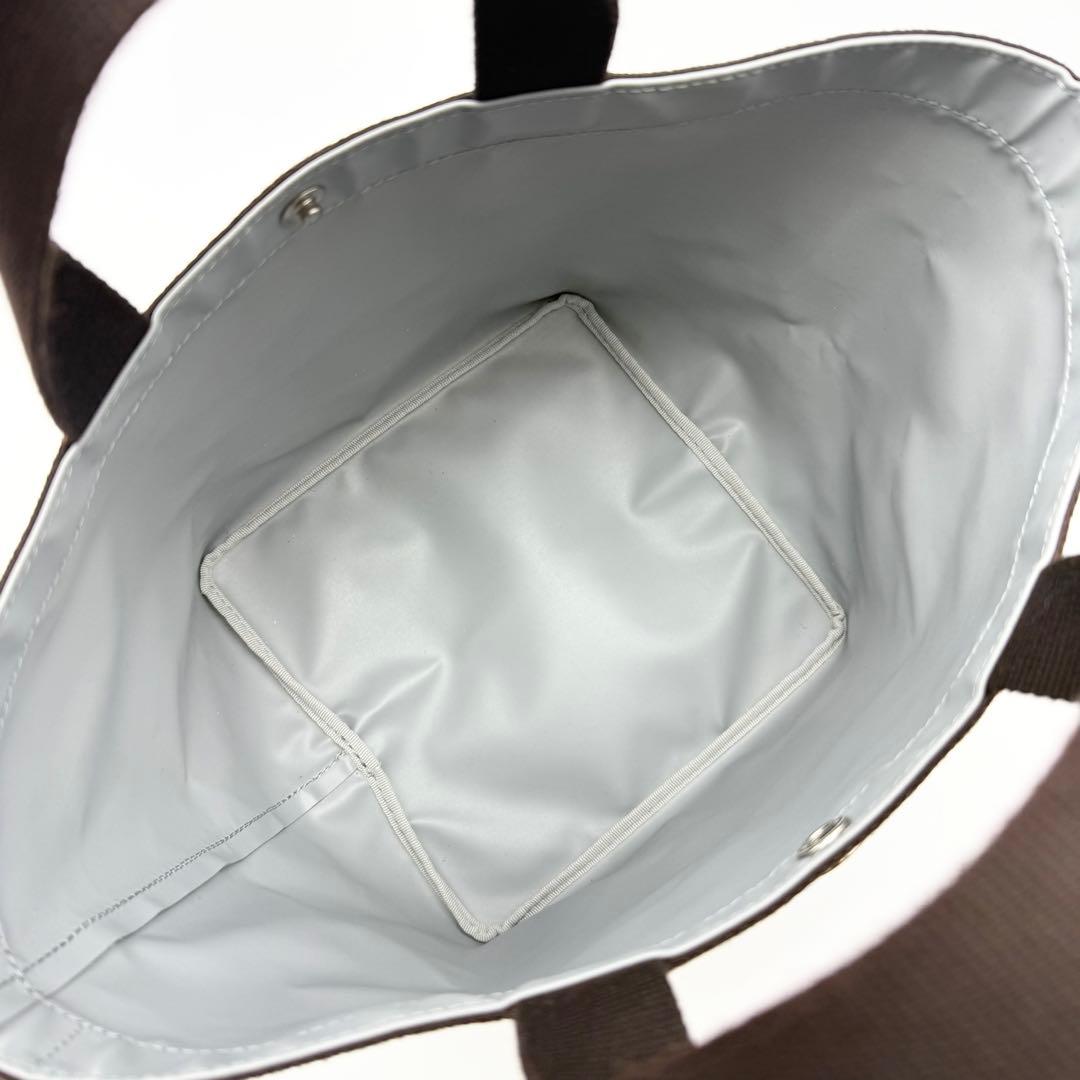 【極美品】エルベシャプリエ 707C ナイロン舟型トート M マスティック×モカ