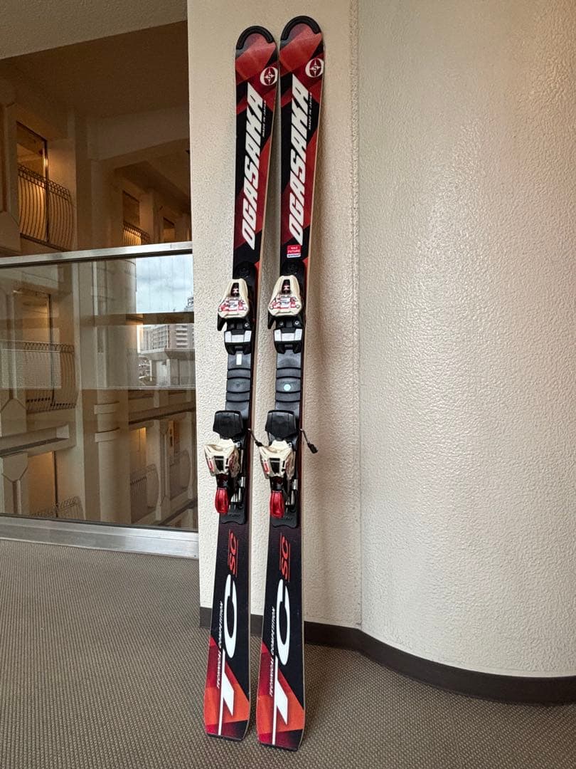 ★オガサカOGASAKA TC-SC 165cmビンディング付　チューンナップ済