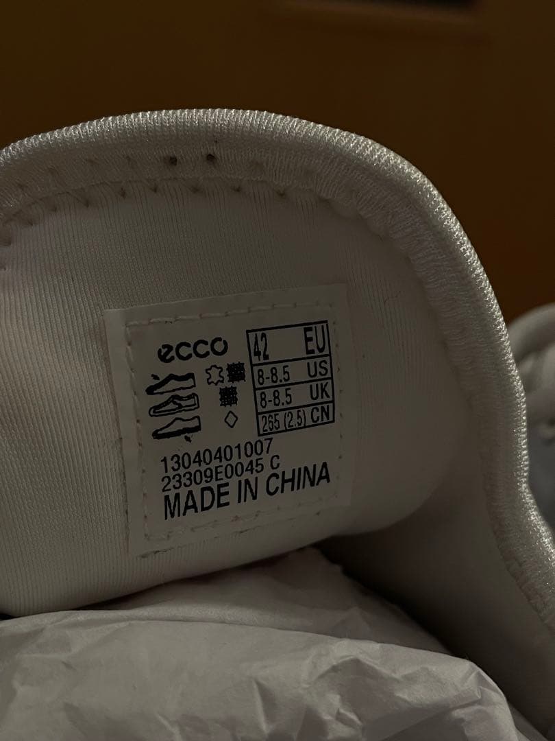 ECCO エコー BIOM C4 メンズ ゴルフシューズ（白）