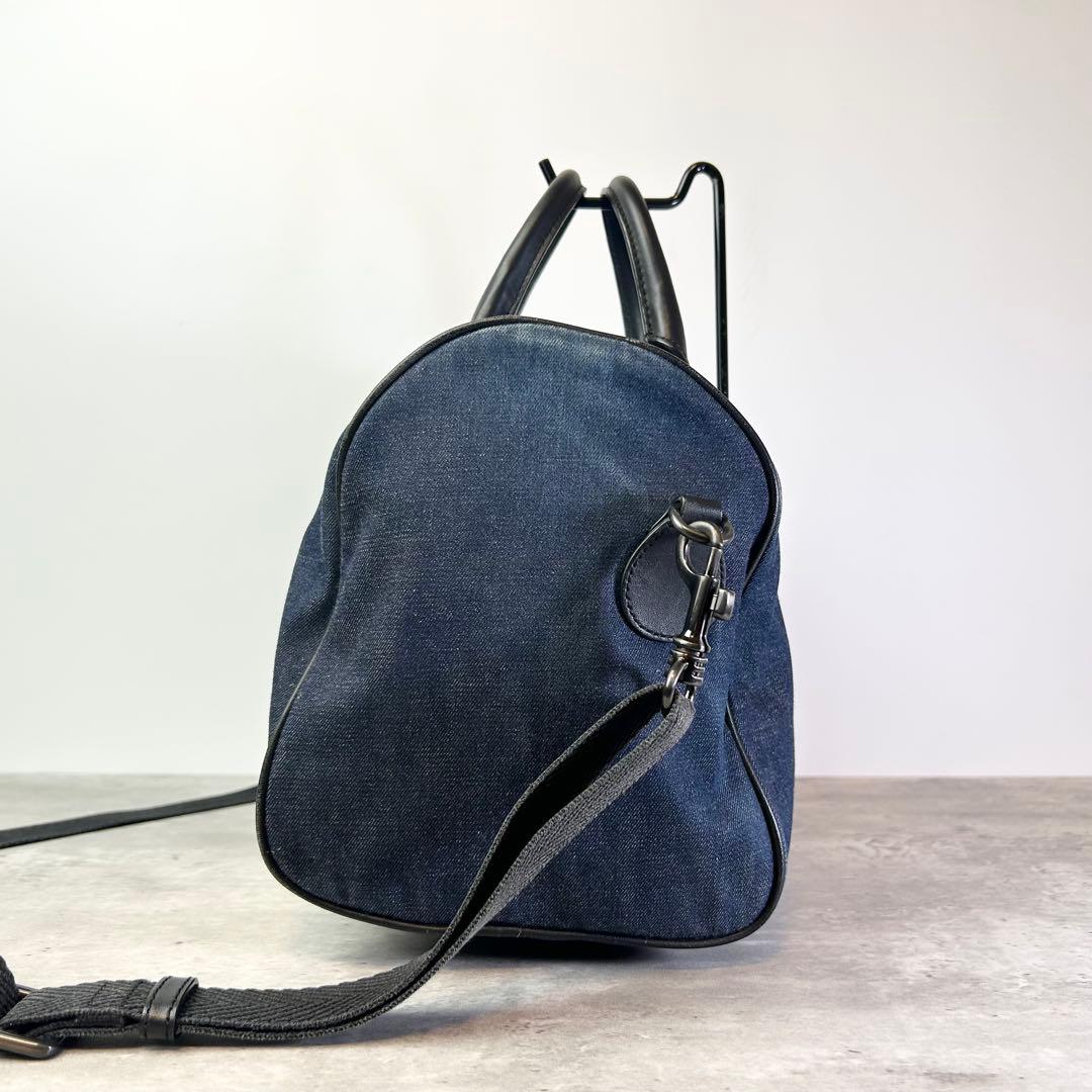 【良品】ハンティングワールド ミニボストン 2way デニム