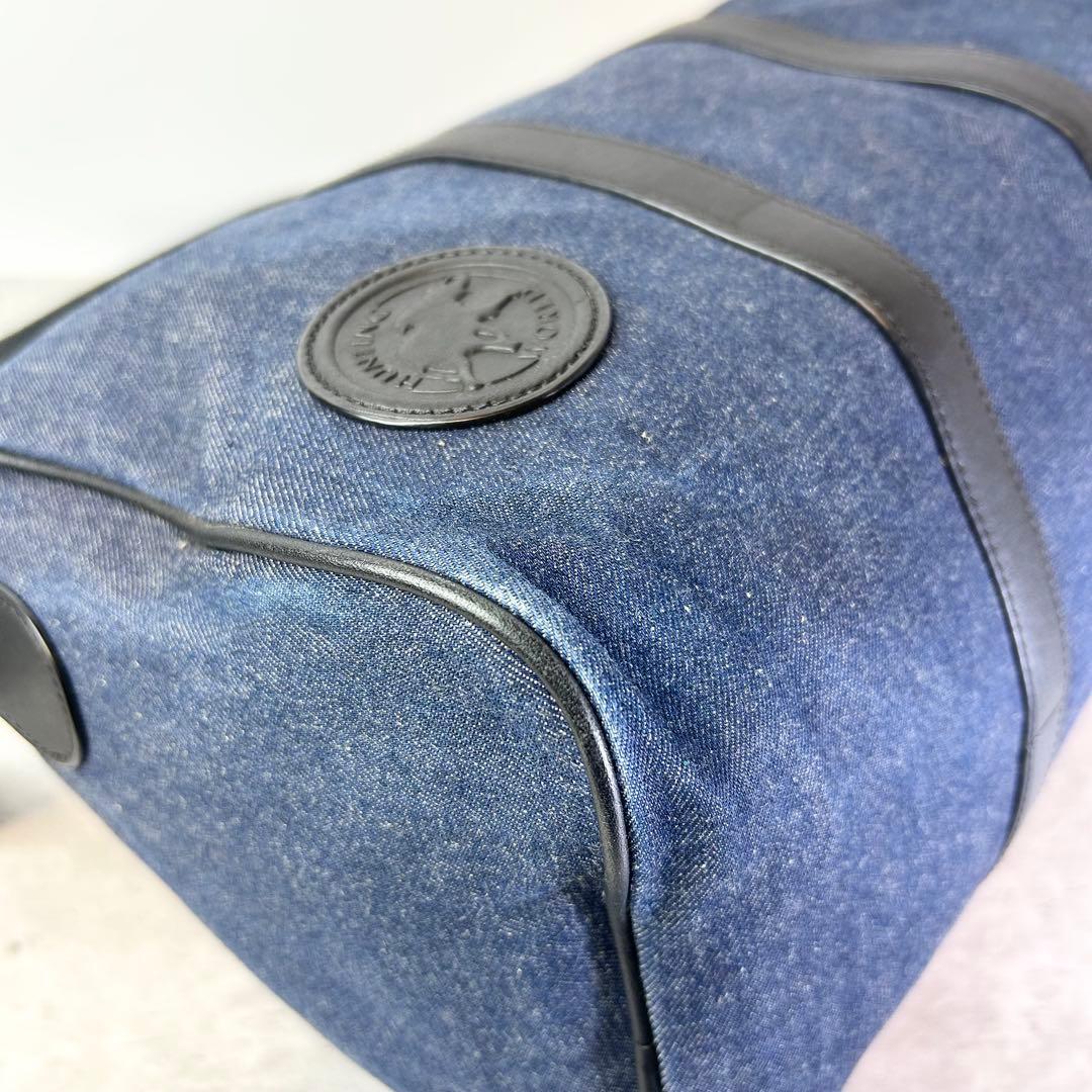 【良品】ハンティングワールド ミニボストン 2way デニム