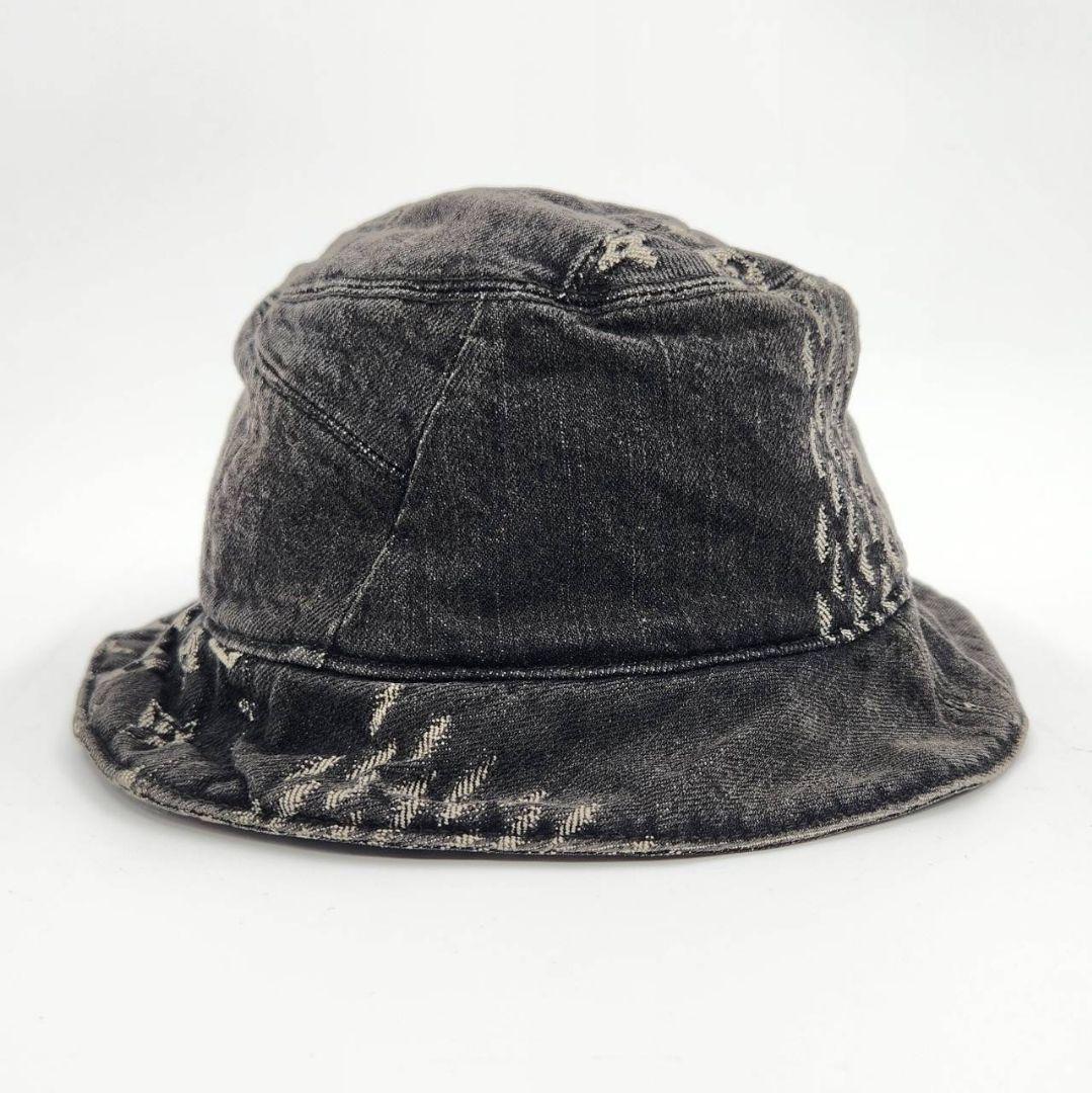 ✨美品✨　ルイヴィトン ボネ・ダミエ　バケットハット　デニム　ブラック　60