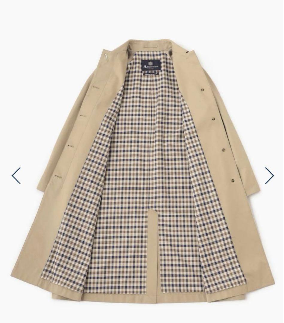 未使用✨　アクアスキュータム MADE IN U.K ステンカラーコート　現行品