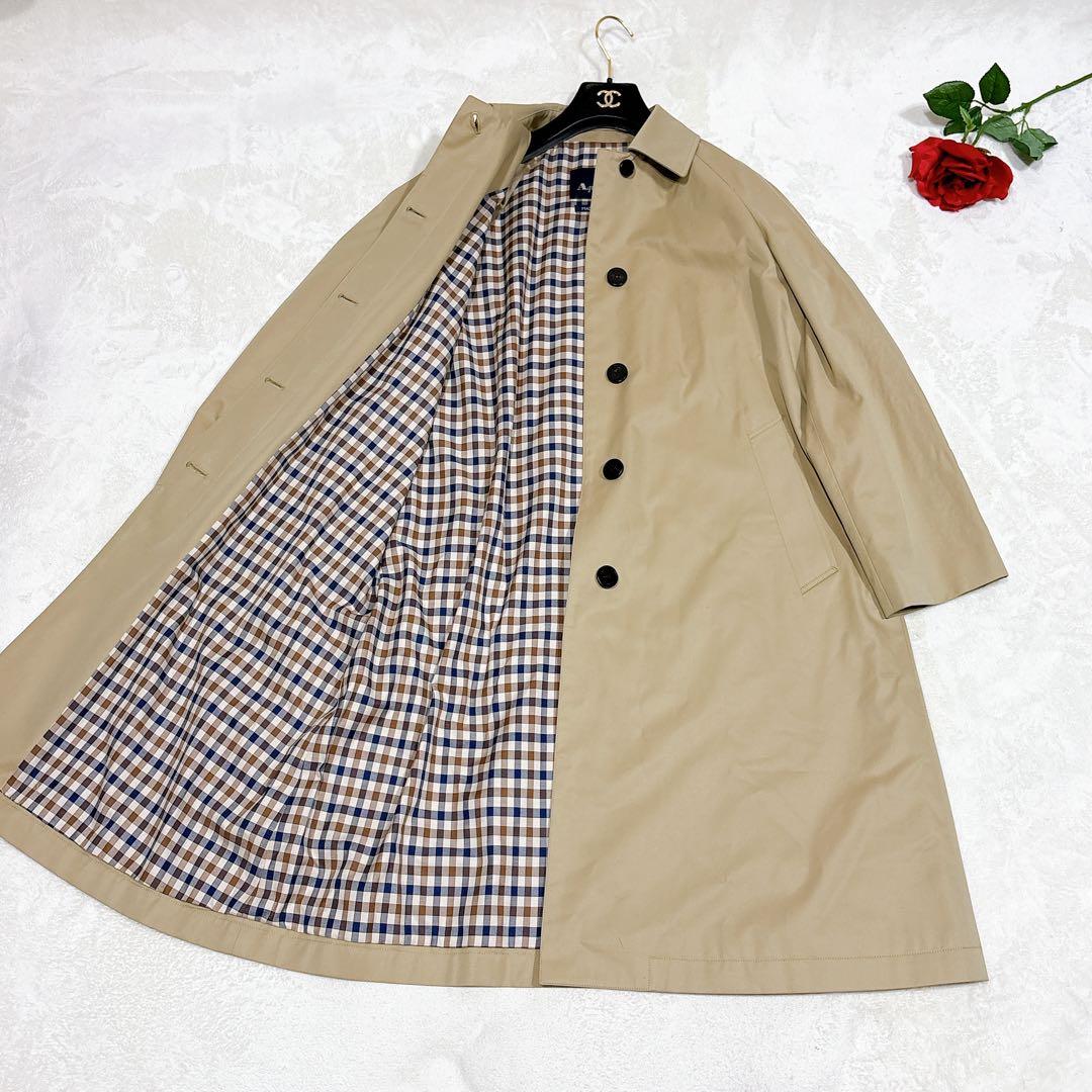 未使用✨　アクアスキュータム MADE IN U.K ステンカラーコート　現行品