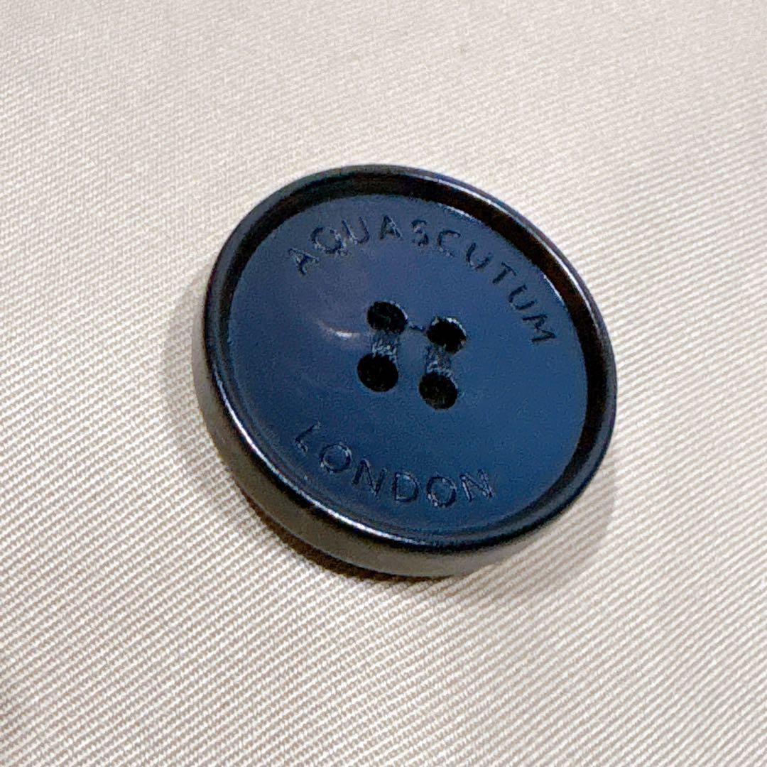 未使用✨　アクアスキュータム MADE IN U.K ステンカラーコート　現行品