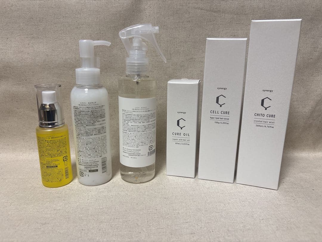 【新品】synergy シナジー　オイル　ヘアミスト　ヘアミルク　3点