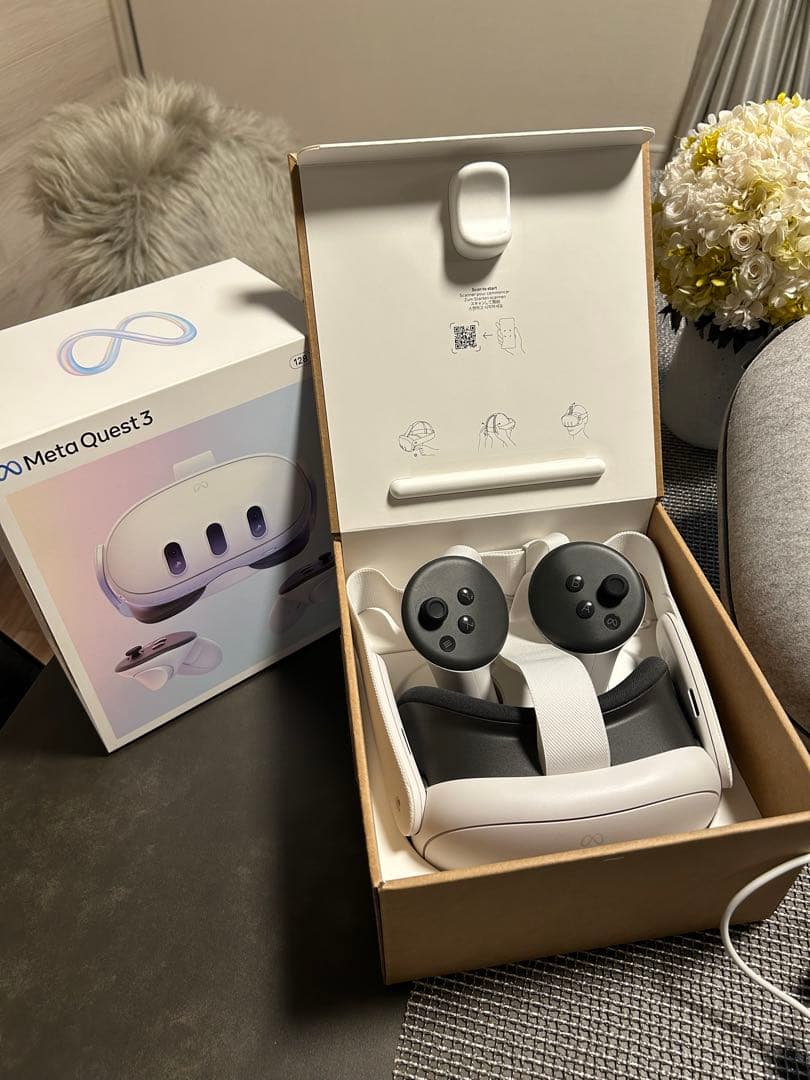 【超美品】 Quest 3 VRヘッドセット×付属品多数あり　125GB