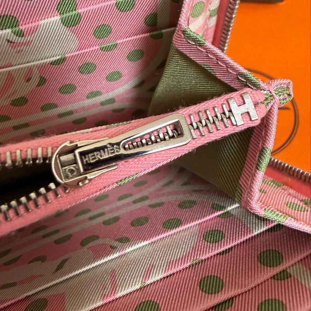 エルメス アザップ シルクイン ロング ピンク