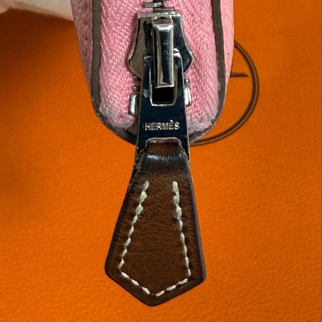 エルメス アザップ シルクイン ロング ピンク