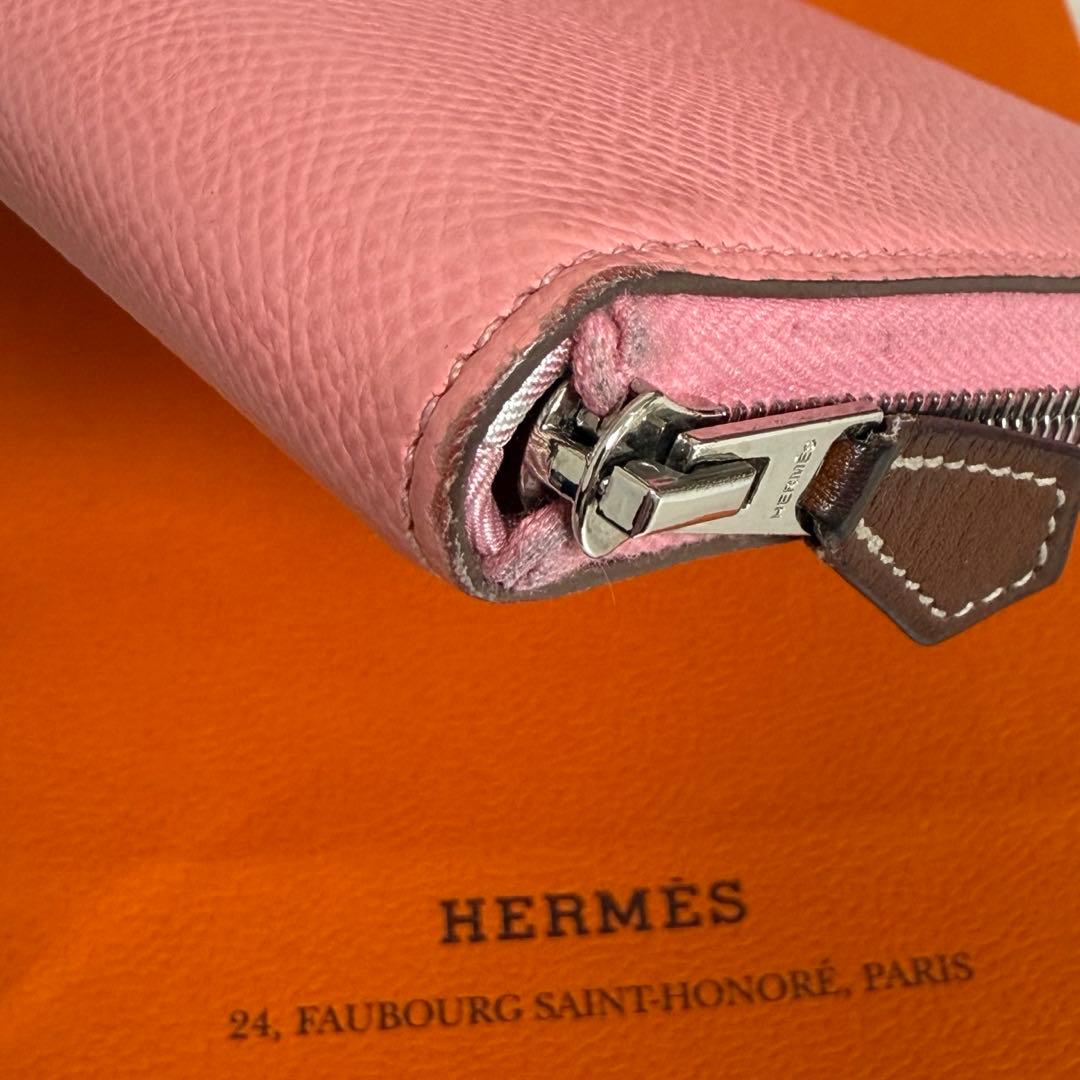 エルメス アザップ シルクイン ロング ピンク
