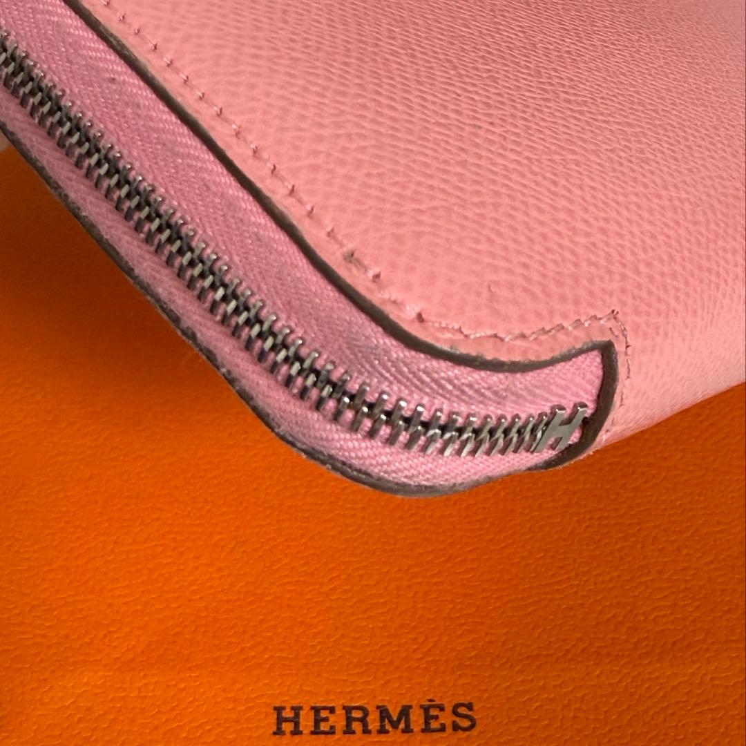 エルメス アザップ シルクイン ロング ピンク