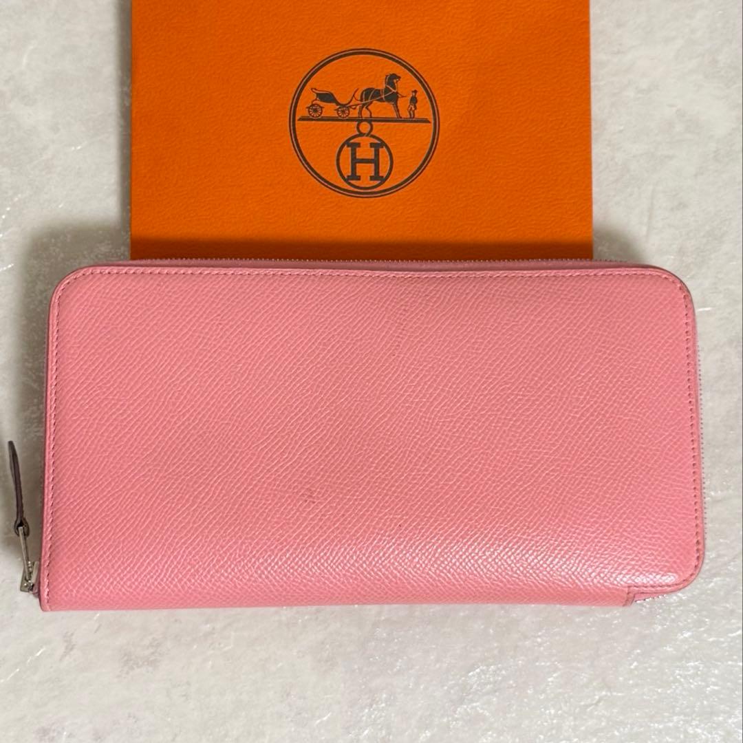 エルメス アザップ シルクイン ロング ピンク