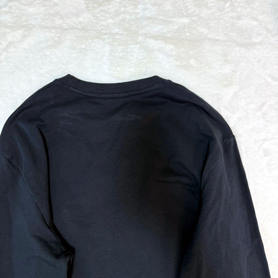 【美品】エンポリオアルマーニ Tシャツ ロンT スウェット　スエットブラック　M