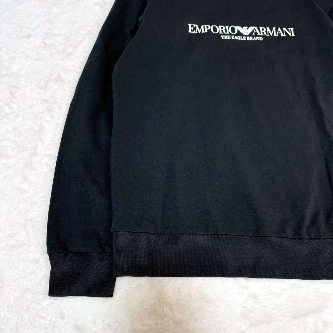 【美品】エンポリオアルマーニ Tシャツ ロンT スウェット　スエットブラック　M