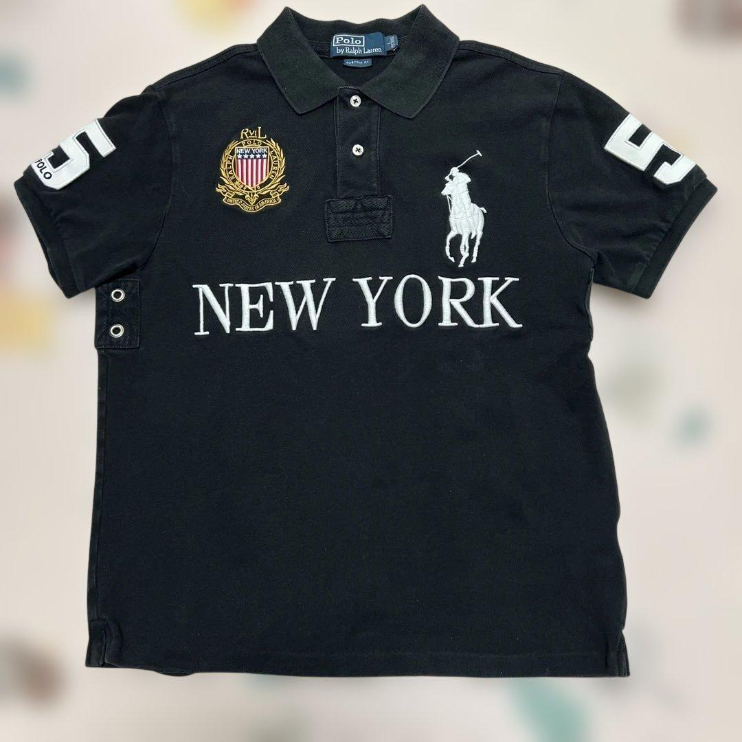 67です　　ラルフローレン ビッグポニー ポロシャツ ニューヨーク