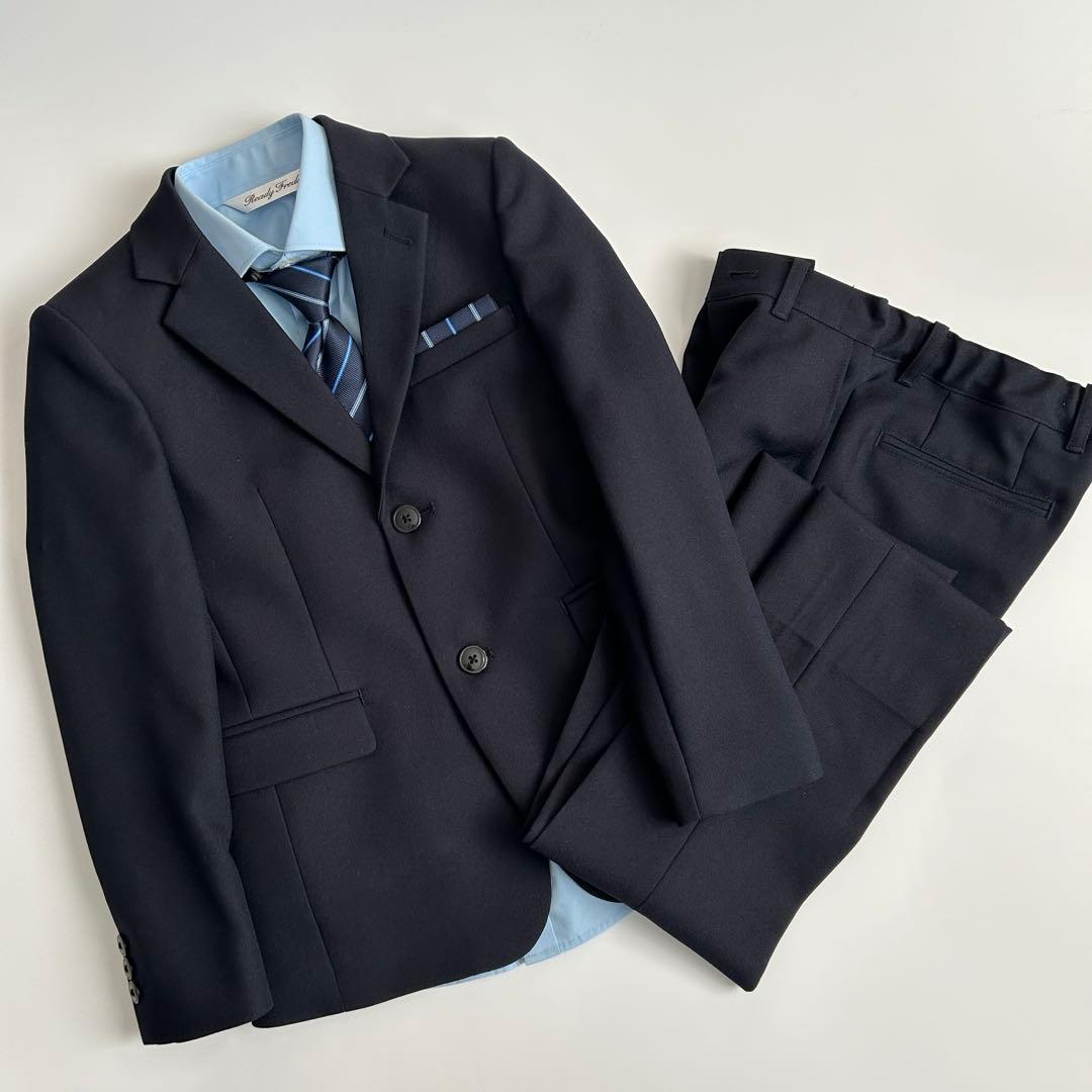 男の子Ready Freddyレジメンタルタイスーツセット140卒服卒業式入学式