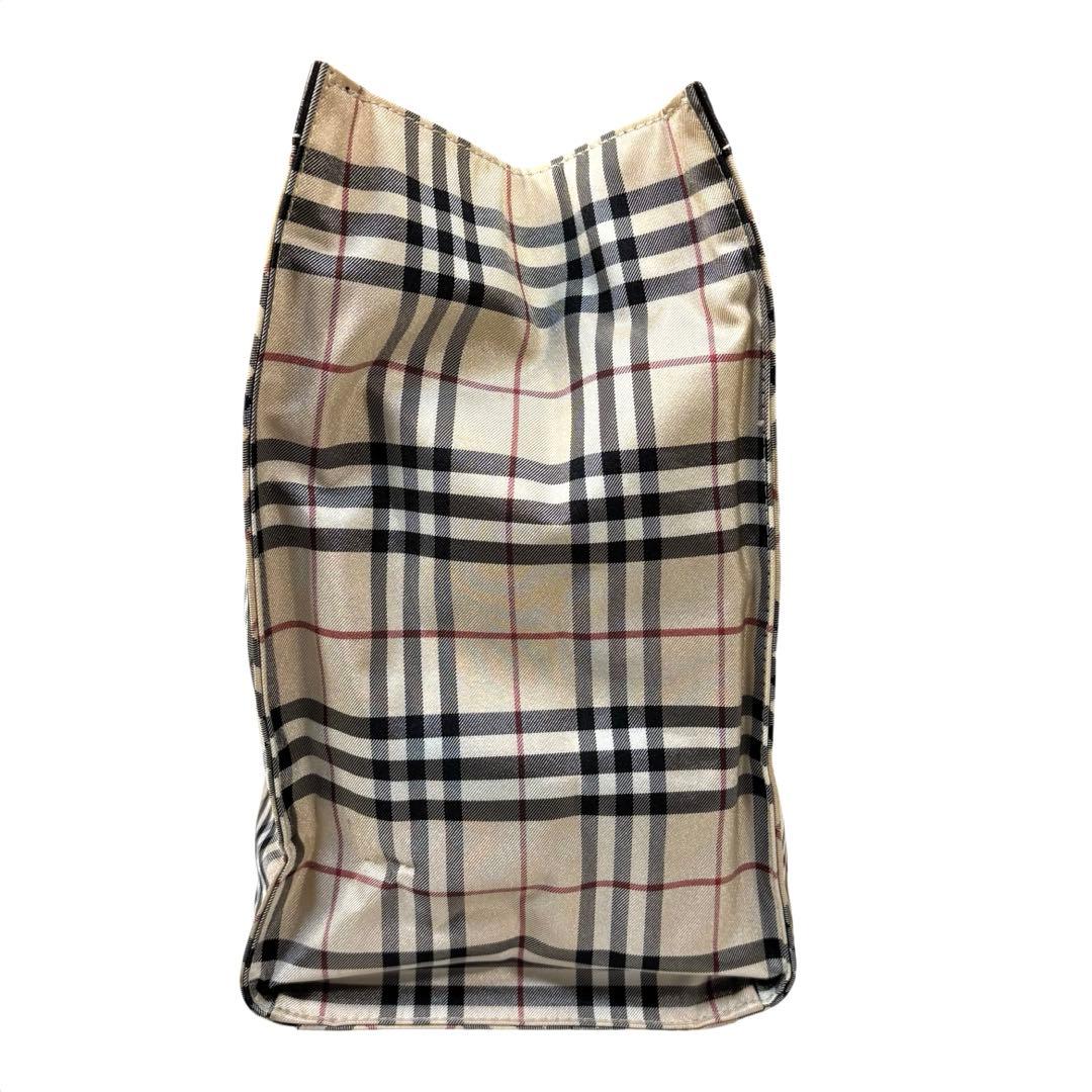 極美品　BURBERRY BLUE LABEL ノバチェック　トートバッグ B4