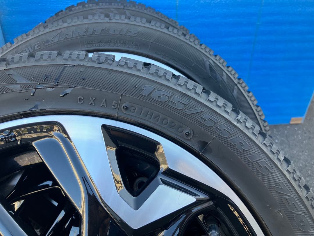 N BOXアルミホイール スタッドレスタイヤ4本セットHONDA TOYOタイヤ