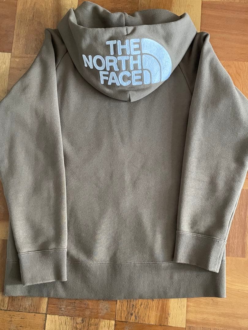THE NORTH FACE ブラウン フルジップフーディ　Ｌサイズ