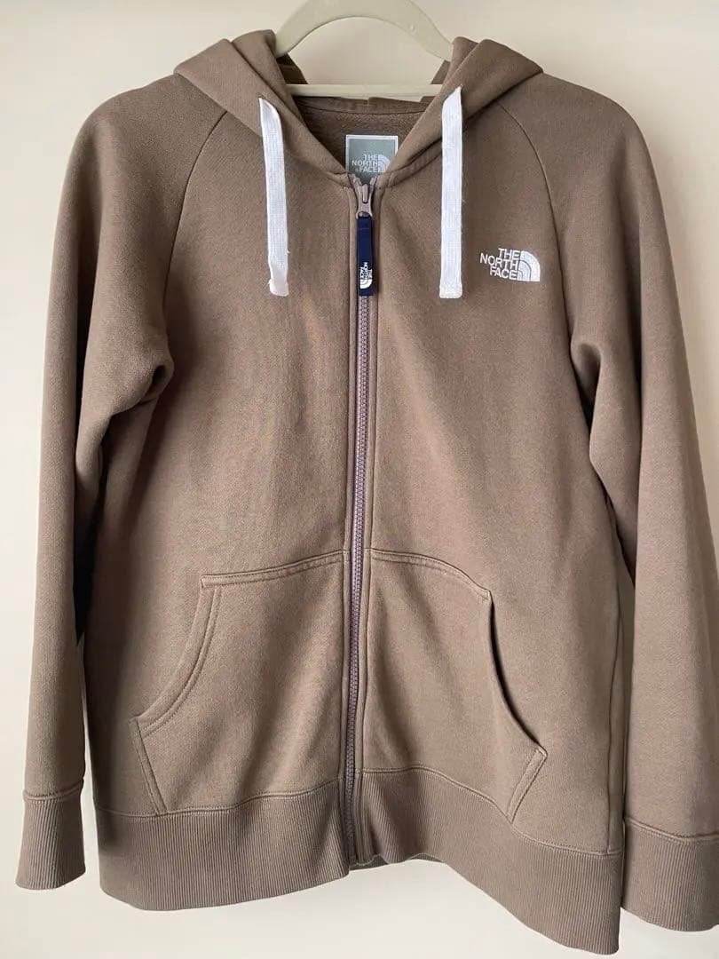 THE NORTH FACE ブラウン フルジップフーディ　Ｌサイズ