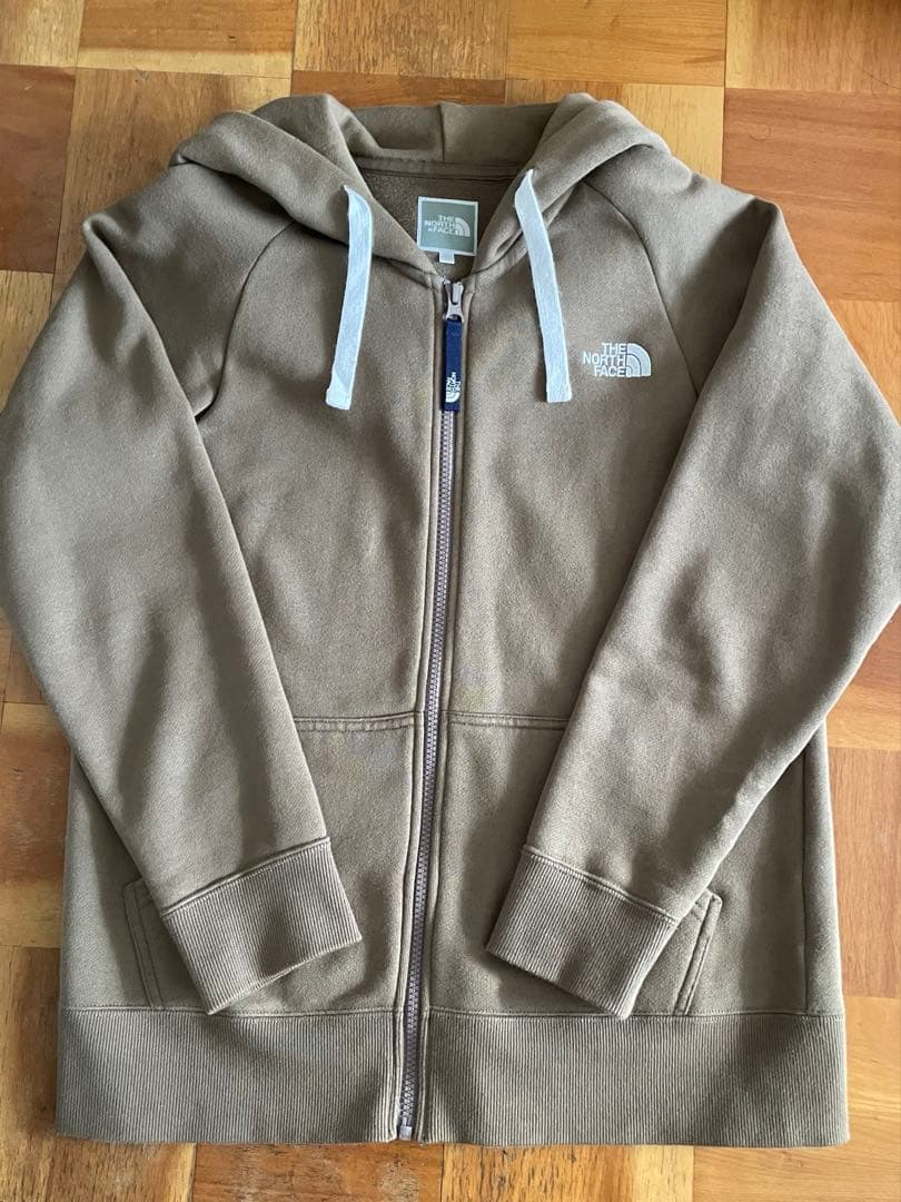 THE NORTH FACE ブラウン フルジップフーディ　Ｌサイズ