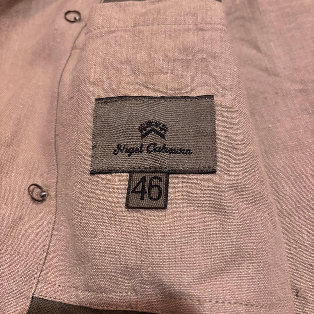 Nigel Cabournナイジェル・ケーボン ヘンプ　ダブルボタンジャケット