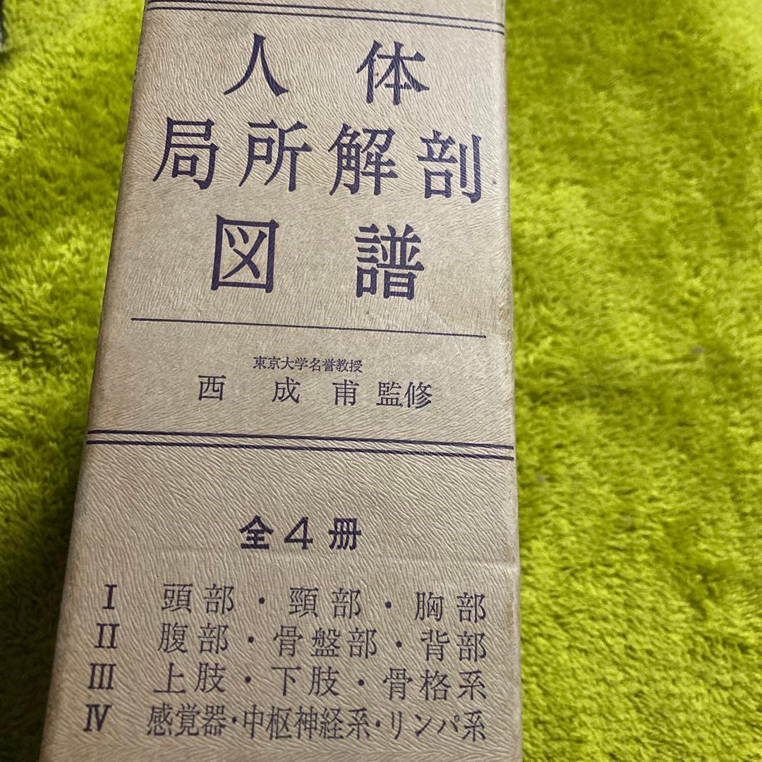 人体局所解剖図譜　セット4冊