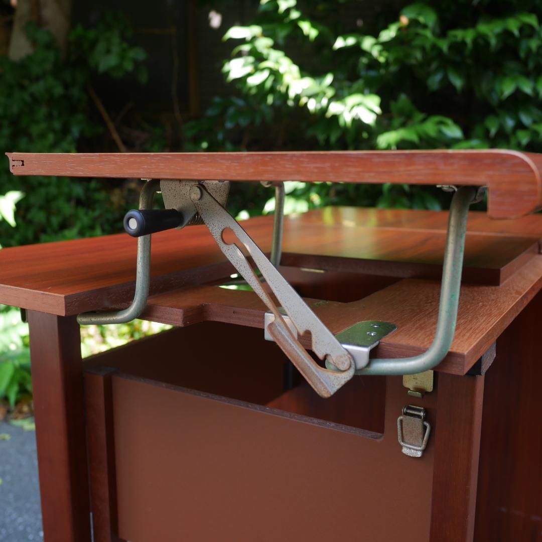 希少 JANOME 蛇の目 ミシン台 作業台 バタフライテーブル Vintage