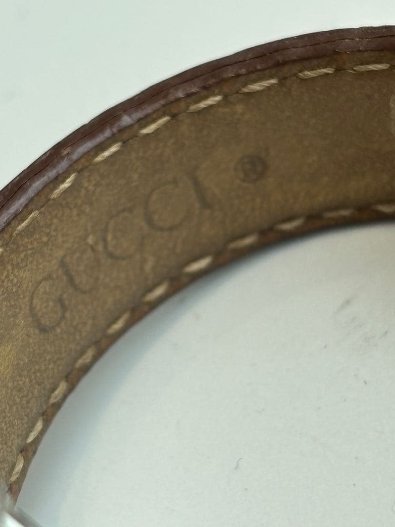 GUCCI ブラウンレザー 時計
