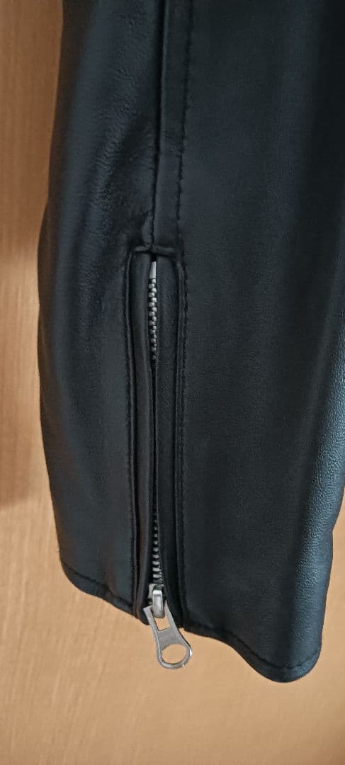 v*こ様 美品　スローブイエナ　L ラムレザー　ダブルライダースジャケット　ブラ