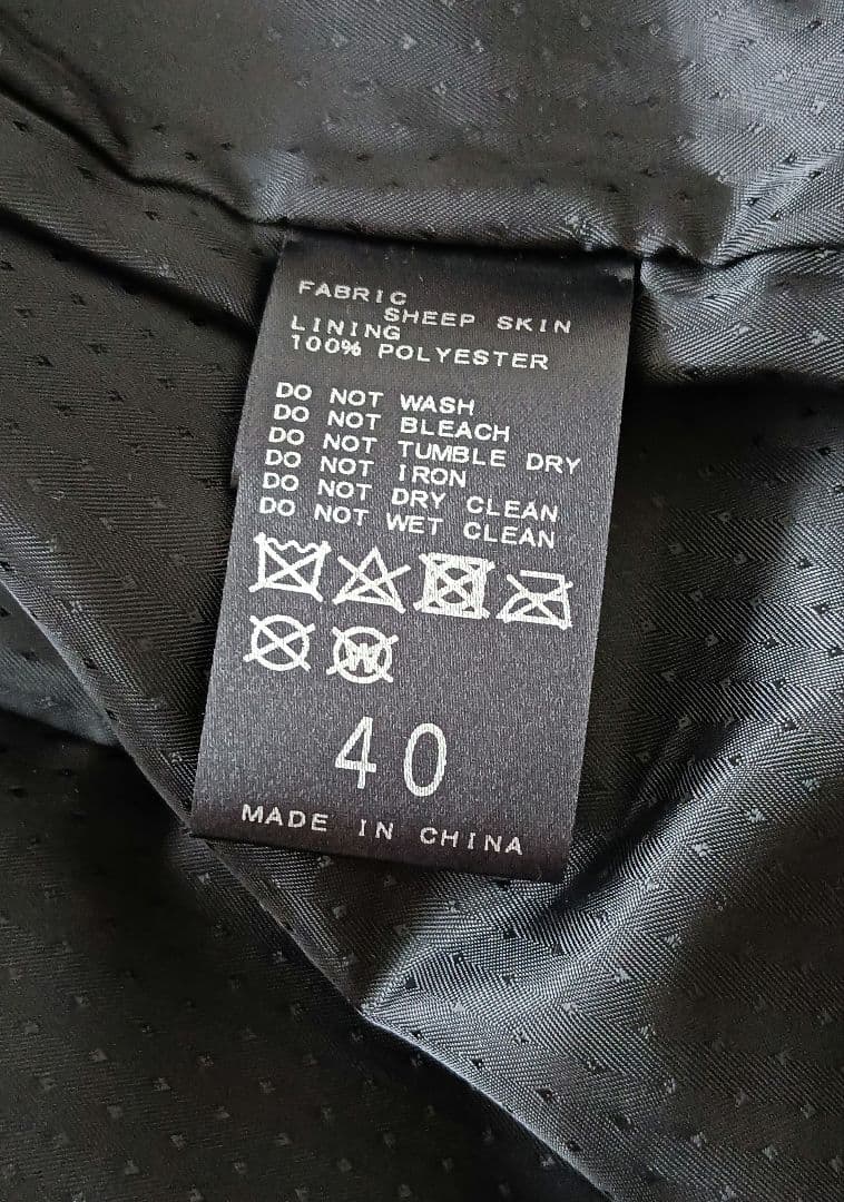 v*こ様 美品　スローブイエナ　L ラムレザー　ダブルライダースジャケット　ブラ