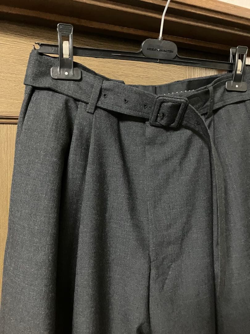 dries van noten 19aw ベルテッドスラックス　2タック