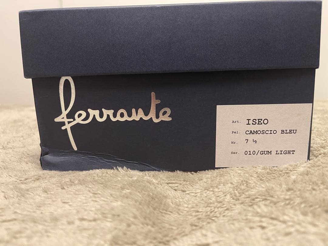 FERRANTE スェードローファー　サイズ7 1/2