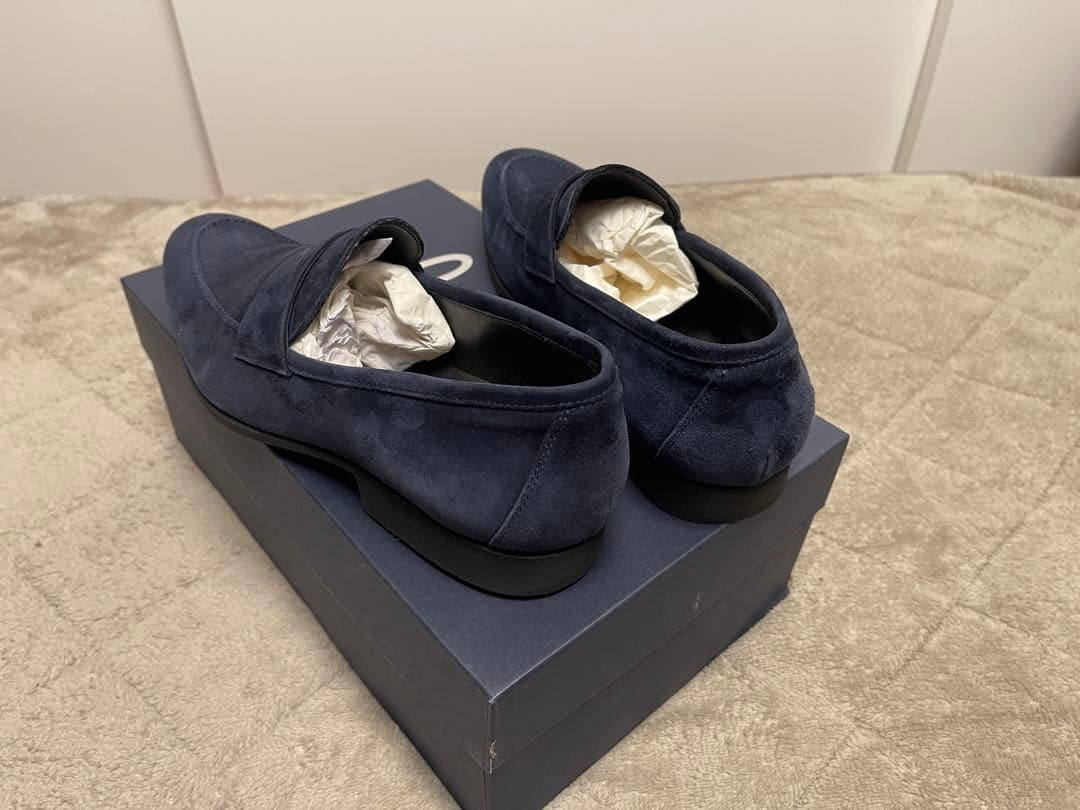 FERRANTE スェードローファー　サイズ7 1/2