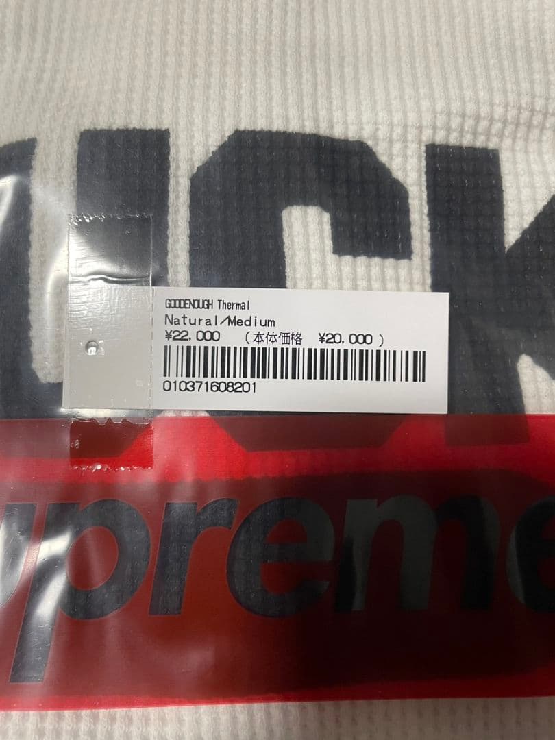 未開封　Supreme x GOODENOUGH Thermal