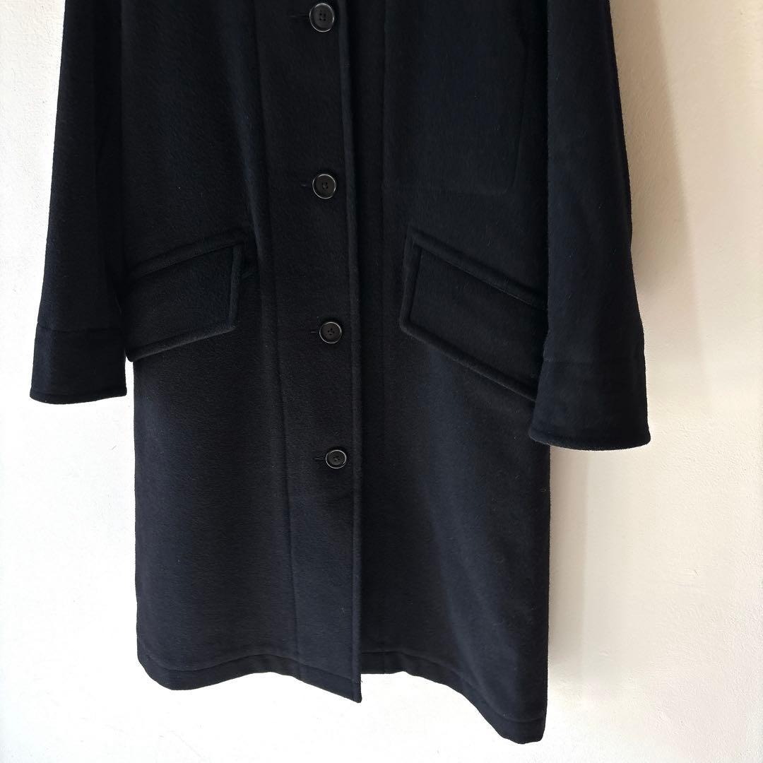 定価5.5万✨MHL. ロング BASIC WOOL MELTON COAT 紺