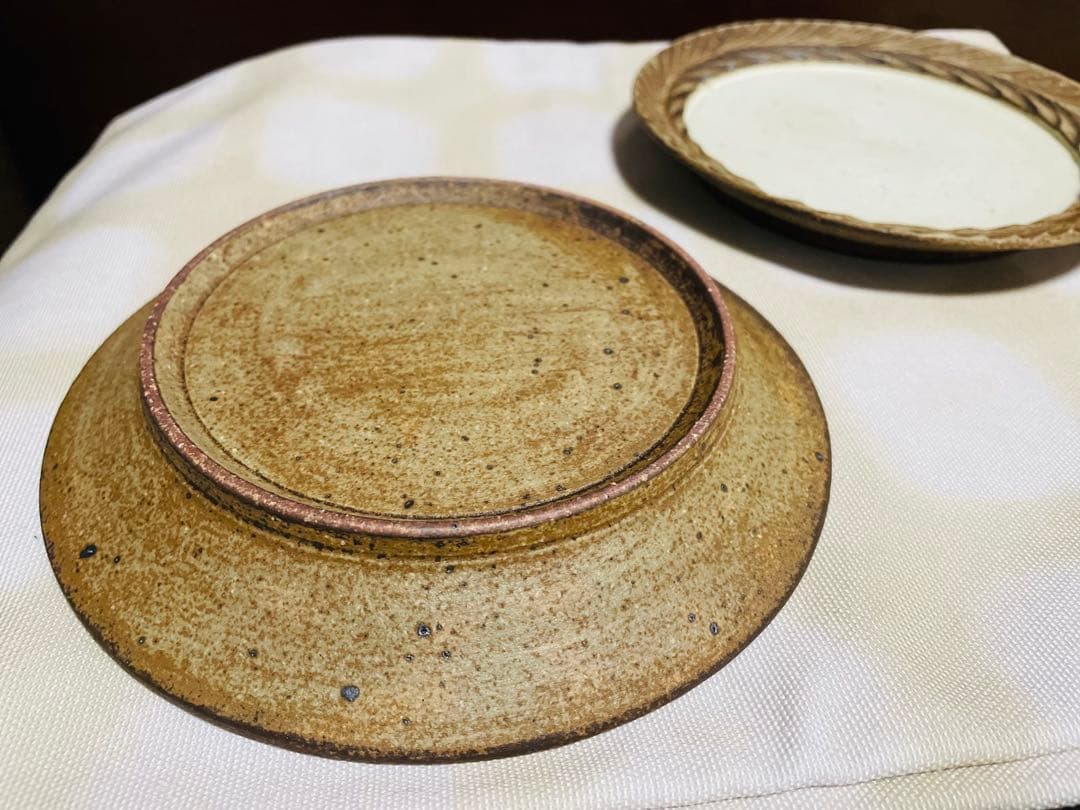 陶器皿2枚セット（松塚裕子）