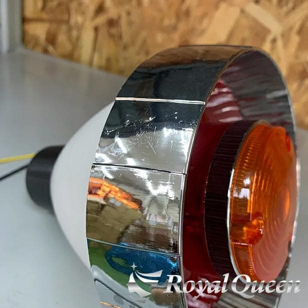 0512 汎用 小型 ヤンキーテールランプ オレンジ（赤黄）単体6個セット