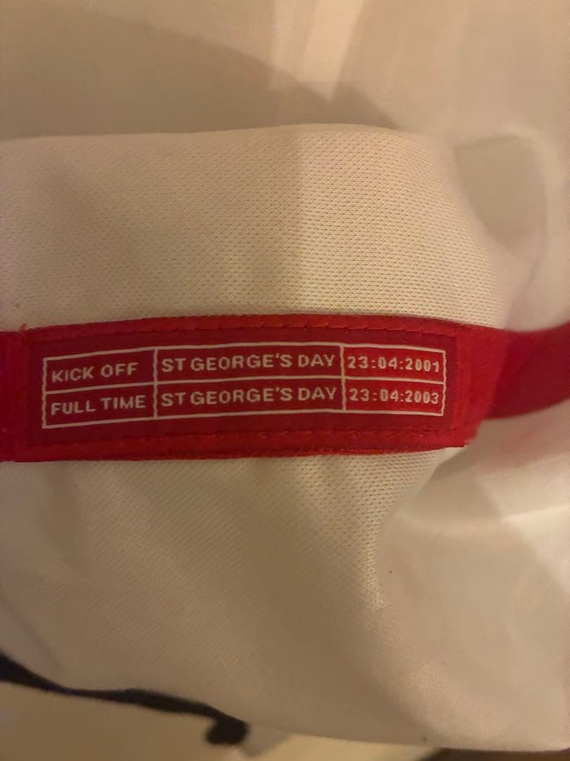 【入手困難】ベッカム イングランド代表 長袖 ユニフォーム 2002 背番号7