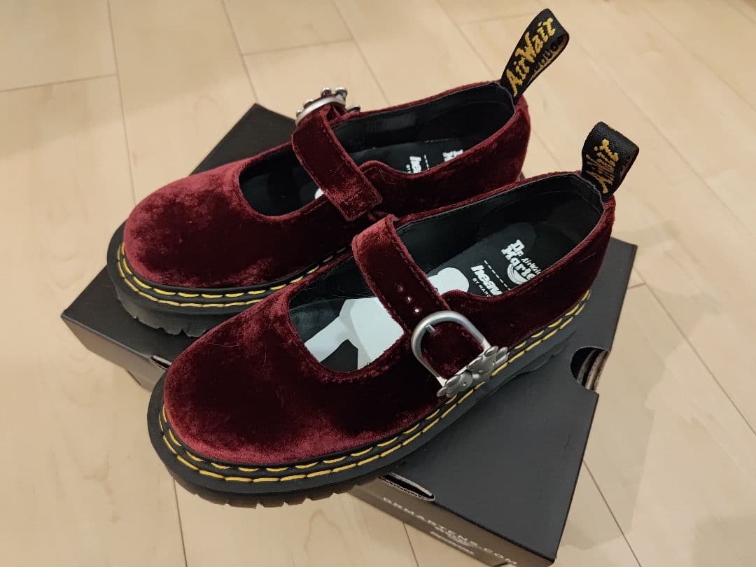 ドクターマーチン MARC JACOBS メリージェーン チェリーレッド UK3