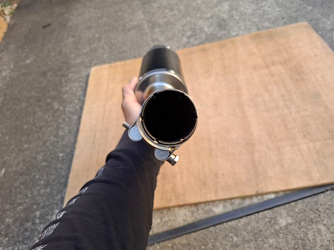 CB400SB　DEKAVICスリップオン マフラー カーボンファイバー調