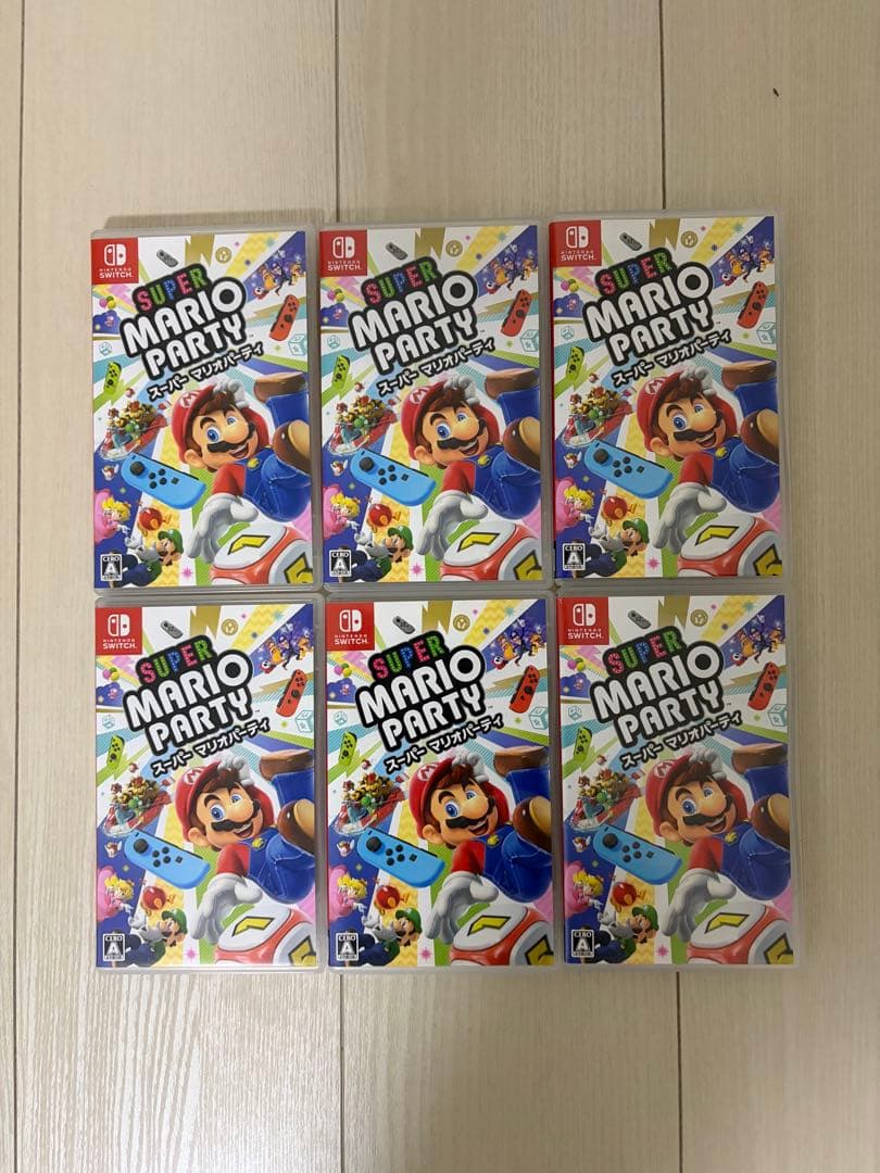スーパーマリオパーティ Nintendo Switch 6本セット
