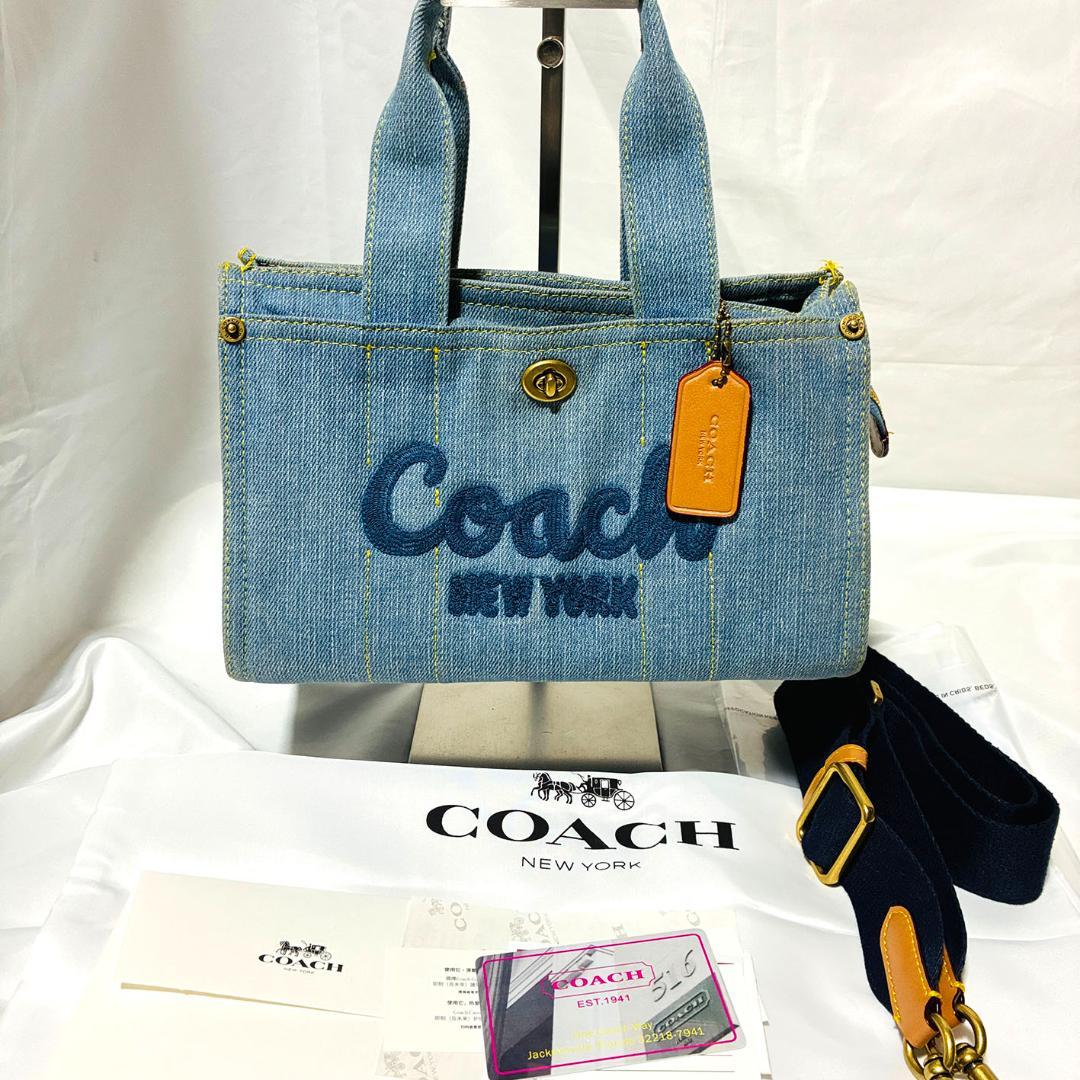 コーチ COACH 2WAYバッグ デニムカーゴトート A4