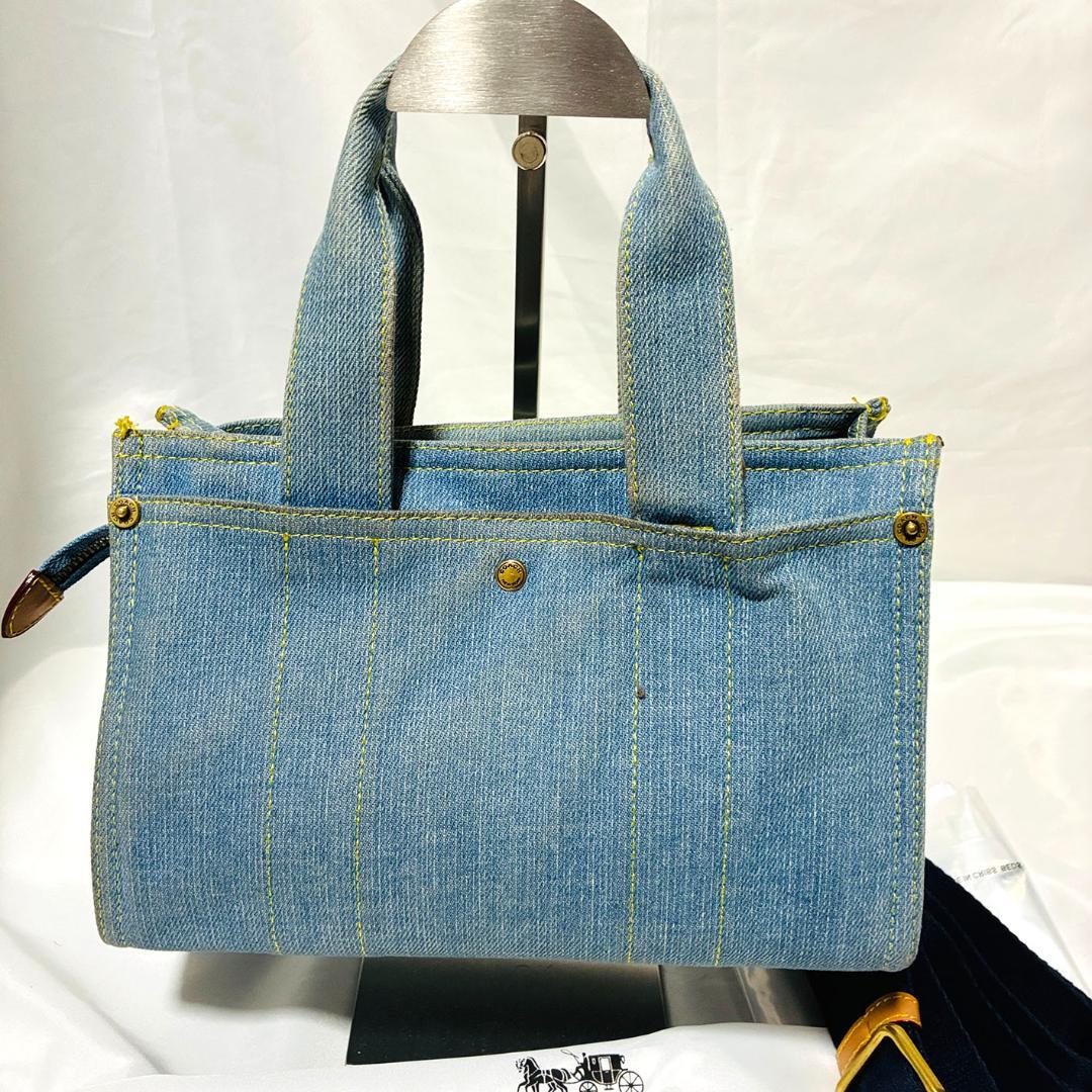 コーチ COACH 2WAYバッグ デニムカーゴトート A4