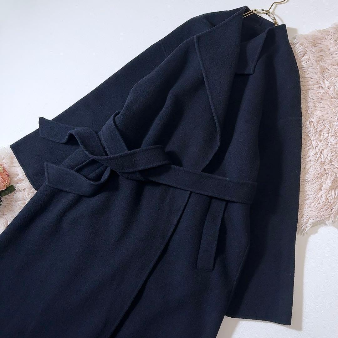 美品ꕥアルアバイル 23AW KIWIラムリバーロングコート リバー仕立て